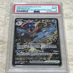 2024 Pokemon SVP #132 Greninja ex PSA 9 MINT – Special Illustration Collection – - Image 1