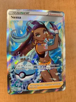 Pokemon TCG Nessa Holo SWSH11: Lost Origin Trainer Gallery TG27/TG30 NM - Image 1