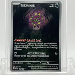 Pokemon TCG Mega Evolution Spiritomb #148/132 Illustration Rare NM - Image 1