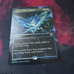 MTG Space-Time Anomaly (Borderless) (315) | NM Foil | Edge of Eternities (EOE) - Image 1