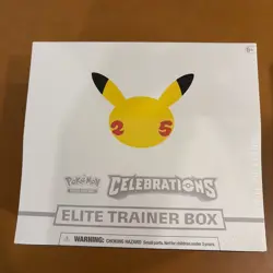 Pokemon TCG: 25th Anniversary Celebrations Elite Trainer Box (2021) 820650809439 - Image 1