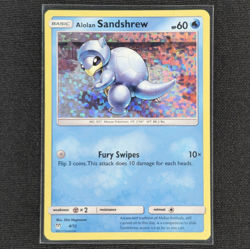 Alolan Sandshrew - 4/12 - Confetti Holo - McDonald's Promos 2019 - Pokemon - LP - Image 1