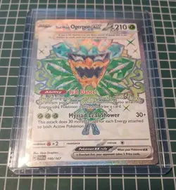 Teal Mask Ogerpon ex 190/167 Full Art Rare Twilight Masquerade Pokemon TCG NM - Image 4