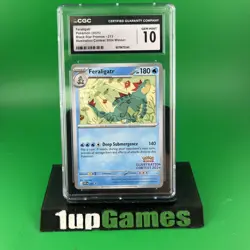 POKEMON CGC 10 GEM MINT FERALIGATR ILLUSTRATION CONTEST WINNER 2024 #213 PROMO - Image 1