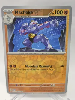 MACHOKE 067/165 - REVERSE HOLO - 151 Scarlet Violet Pokemon - Image 1