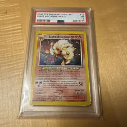 Pokemon Rare PSA 1 Poor 2002 Light Arcanine 🔥 Neo Destiny Unlimited Ed. Holo 🔥 - Image 1