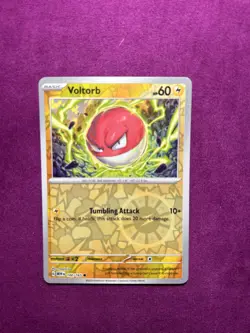 Pokemon TCG Voltorb 100/165 Reverse Holo - Scarlet and Violet 151 - Image 1