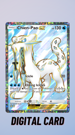 Chien-Pao EX Full Art Paldean Wonders Pokemon TCG Pocket 2 Star ⭐⭐ (English) - Image 1