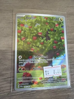 Applin 185/167 Twilight Masquerade TWM SV06 Pokemon TGC Illustration Rare NM - Image 1