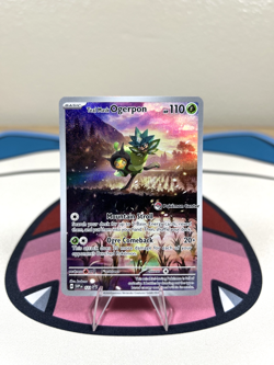 Pokemon TCG Teal Mask Ogerpon 123 Pokemon Center Promo Holo NM - Image 1