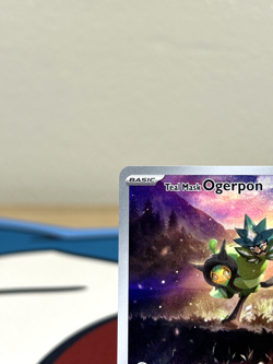 Pokemon TCG Teal Mask Ogerpon 123 Pokemon Center Promo Holo NM - Image 2