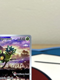 Pokemon TCG Teal Mask Ogerpon 123 Pokemon Center Promo Holo NM - Image 3