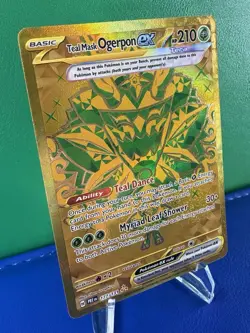 Pokemon TCG Teal Mask Ogerpon EX 177/131 Prismatic Hyper Rare - Near Mint - Image 2