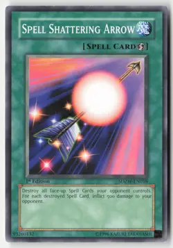 Yugioh - Spell Shattering Arrow SDZW-EN018 1st Edition - Structure Deck: Zombie - Image 1