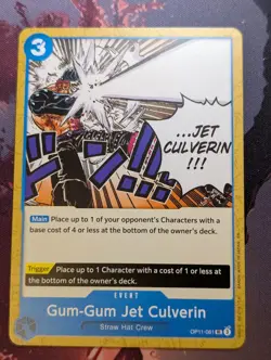 Gum-Gum Jet Culverin OP11-061 - A Fist of Divine Speed - ONE PIECE Card English - Image 1