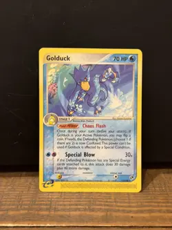 Pokemon Card Golduck 17/100 EX Sandstorm Rare Regular Unlimited Rare NM - Image 1