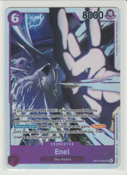 Enel - Super Rare One Piece Card OP15-060 SR - Image 1