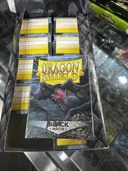Dragon Shield Matte Black Standard Size Card Sleeves (10 Boxes x 100 Sleeves) 7426844785508 - Image 2