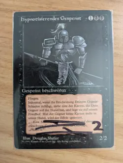 MtG German FBB Revised *Hypnotic Specter*, Artist Signed *Old School*, LP - Image 3