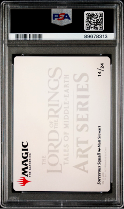 Magic The Gathering Lord of the Rings Art Series Sorcerous Squall PSA 10 POP 2 - Image 2