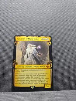 Saruman of Many Colors (Showcase Scrolls) Universes Beyond Regular - Image 1