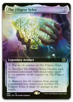 The Filigree Sylex (Extended Art) #394 (Foil) NM Phyrexia All Will Be One - Image 1