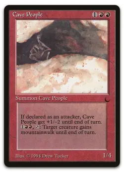 Cave People (NM) The Dark DRK Magic MTG - Image 1