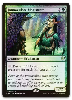 Immaculate Magistrate #234 (Foil) (NM) Commander Legends CMR Magic MTG - Image 1