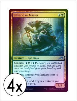 4x Silver-Fur Master, Foil, Magic the Gathering, MTG NM - Image 1