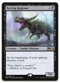 Rotting Regisaur #111 (NM) Core Set 2020 M20 Magic MTG - Image 1