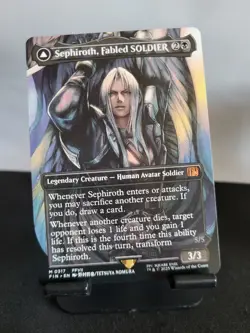 Sephiroth Fabled SOLDIER/Sephiroth One-Winged Angel ALT Final Fantasy NM ENG MTG - Image 1
