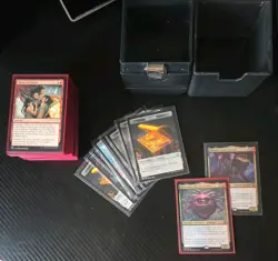 Magic the Gathering Planar Portal Precon Commander Deck Sleeves Deck Box Prosper - Image 2