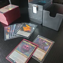 Magic the Gathering Planar Portal Precon Commander Deck Sleeves Deck Box Prosper - Image 3