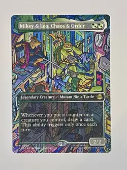 Mikey & Leo, Chaos & Order (Borderless) Teenage Mutant Ninja Turtles Regular - Image 1