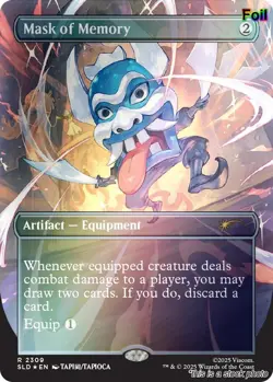EN - Foil - Mask of Memory (Rainbow Foil) - 2309 - SLD - NM - Image 1