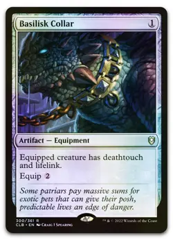 Basilisk Collar #300 (Foil) (NM) Baldur's Gate CLB Magic MTG - Image 1