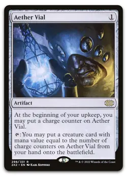 Aether Vial #298 (NM) Double Masters 2022 2X2 Magic MTG - Image 1