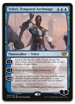 Teferi, Temporal Archmage #19 (NM) Commander 2014 C14 Magic MTG - Image 1