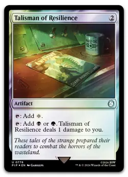 Talisman of Resilience (Surge Foil) #778 (NM) Fallout PIP Magic MTG - Image 1