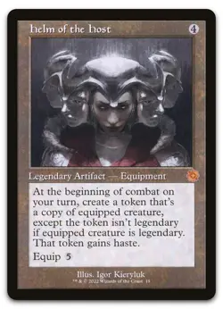 Helm of the Host #19 (NM) Brothers' War BRR Magic MTG - Image 1