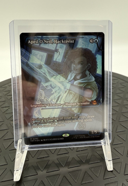 April O'Neil, Hacktivist (0282) TMNT Ninja Turtles Showcase *Foil* Magic MTG - Image 1