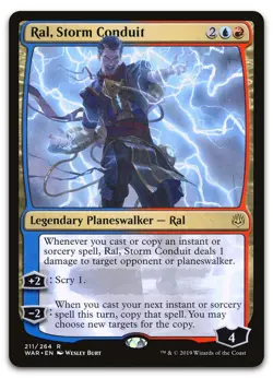 Ral, Storm Conduit #211 (NM) War of the Spark WAR Magic MTG - Image 1