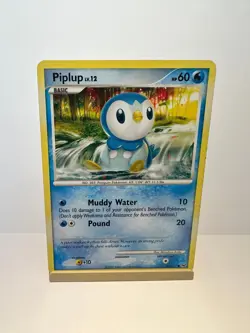 Piplup 85/127 Common Platinum Pokemon Moderately Played - Image 1