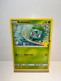 Bulbasaur 001/025 Promo McDonald's 25th Anniversary Promos Pokemon LP - Image 1