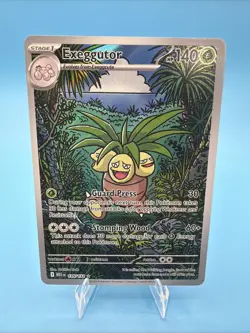 Pokemon TCG Exeggutor 135/132 Me01: Mega Evolution Illustration Rare Holo Card - Image 1