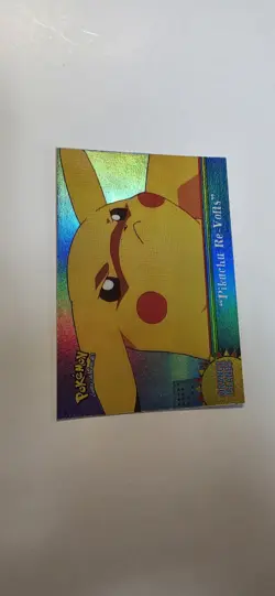 Pokemon Topps Rainbow Foil Pikachu Re-Volts Pokemon Card Series 3 OR3 - Image 1