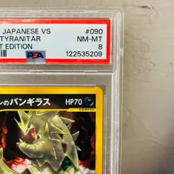 PSA 8 Karens Tyranitar 090/141 Holo 1st Edition VS 2001 Japanese Pokemon Card - Image 3