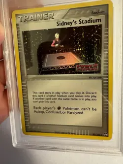 2007 Pokemon Sidney’s Stadium Reverse Foil - EX Power Keepers 82/108 PSA 9 Mint! - Image 4
