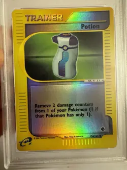2002 Pokemon - Potion Reverse Holo E Reader Expedition Base 156/165 PSA 9 MINT! - Image 3