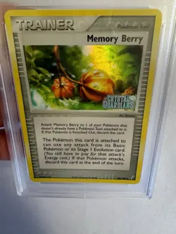 2006 Pokemon Memory Berry Reverse Holo Trainer EX Crystal Guardians 80/100 PSA 9 - Image 4